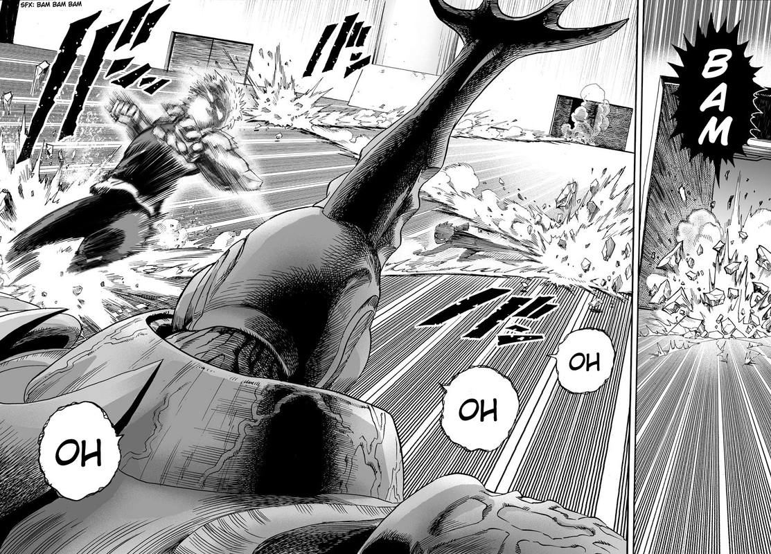 One Punch Man Manga Chapter 10 page 10 - Modern Art scene