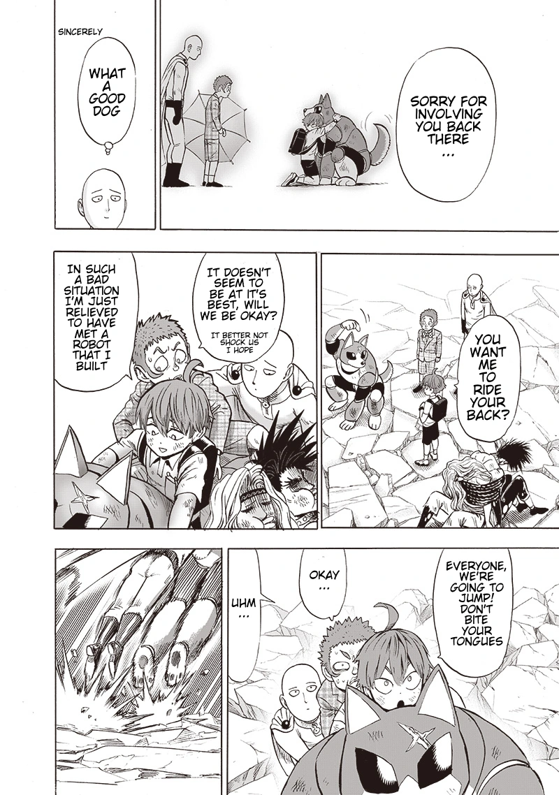One Punch Man Manga Chapter 100 page 55 - Light scene