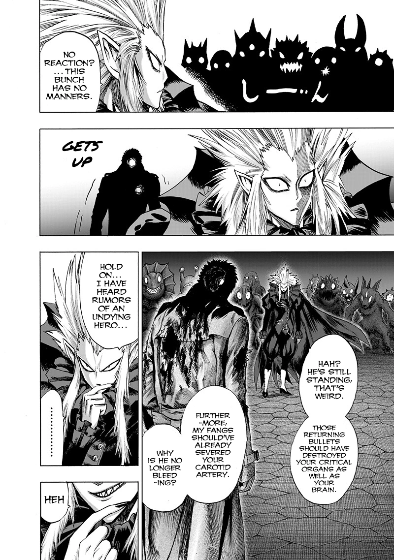 One Punch Man Manga Chapter 101 page 27 - Zombieman scene