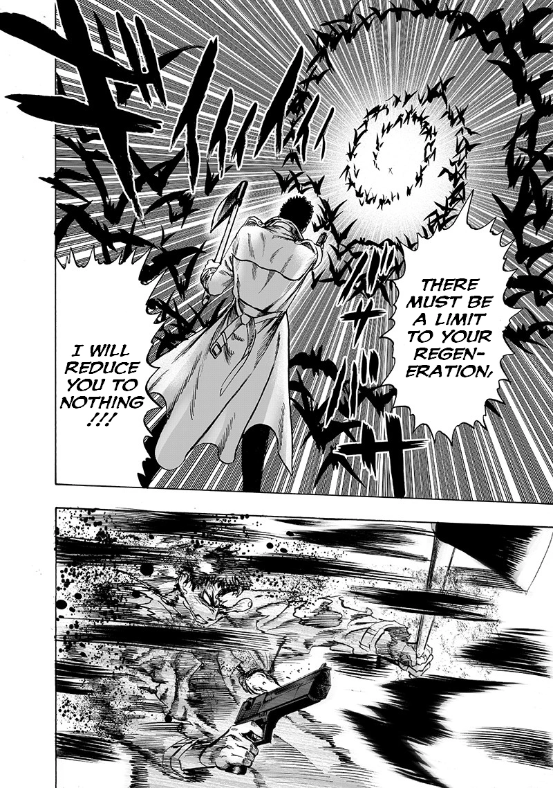 One Punch Man Manga Chapter 101 page 35 - Zombieman scene