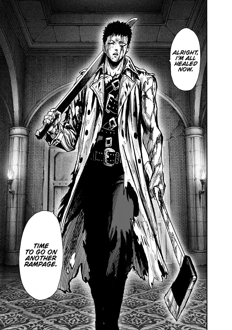 One Punch Man Manga Chapter 101 page 50 - Zombieman scene