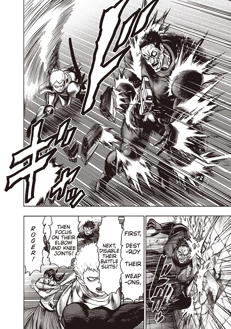 One Punch Man Manga Chapter 102 page 11 - Sweet Mask scene