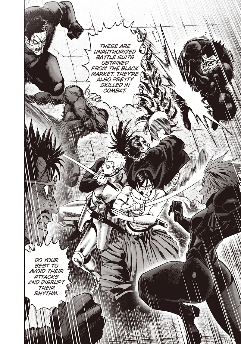 One Punch Man Manga Chapter 102 page 19 - Sweet Mask scene