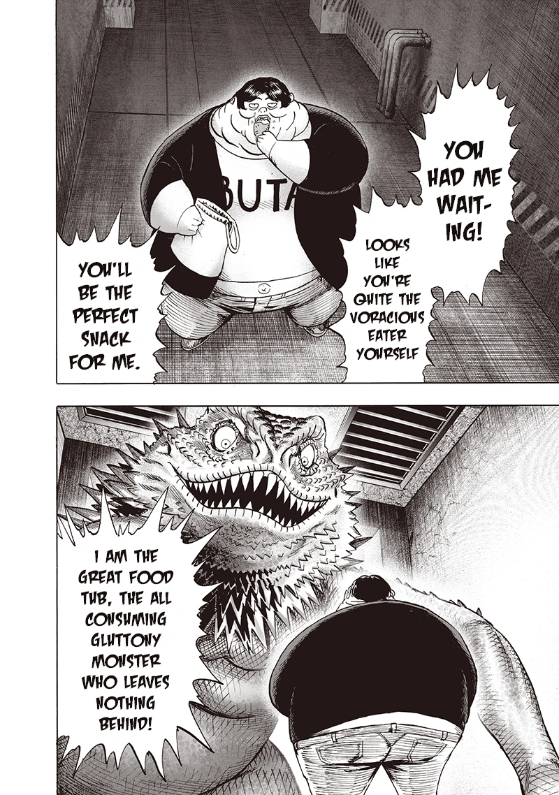 One Punch Man Manga Chapter 102 page 3 - Sweet Mask scene