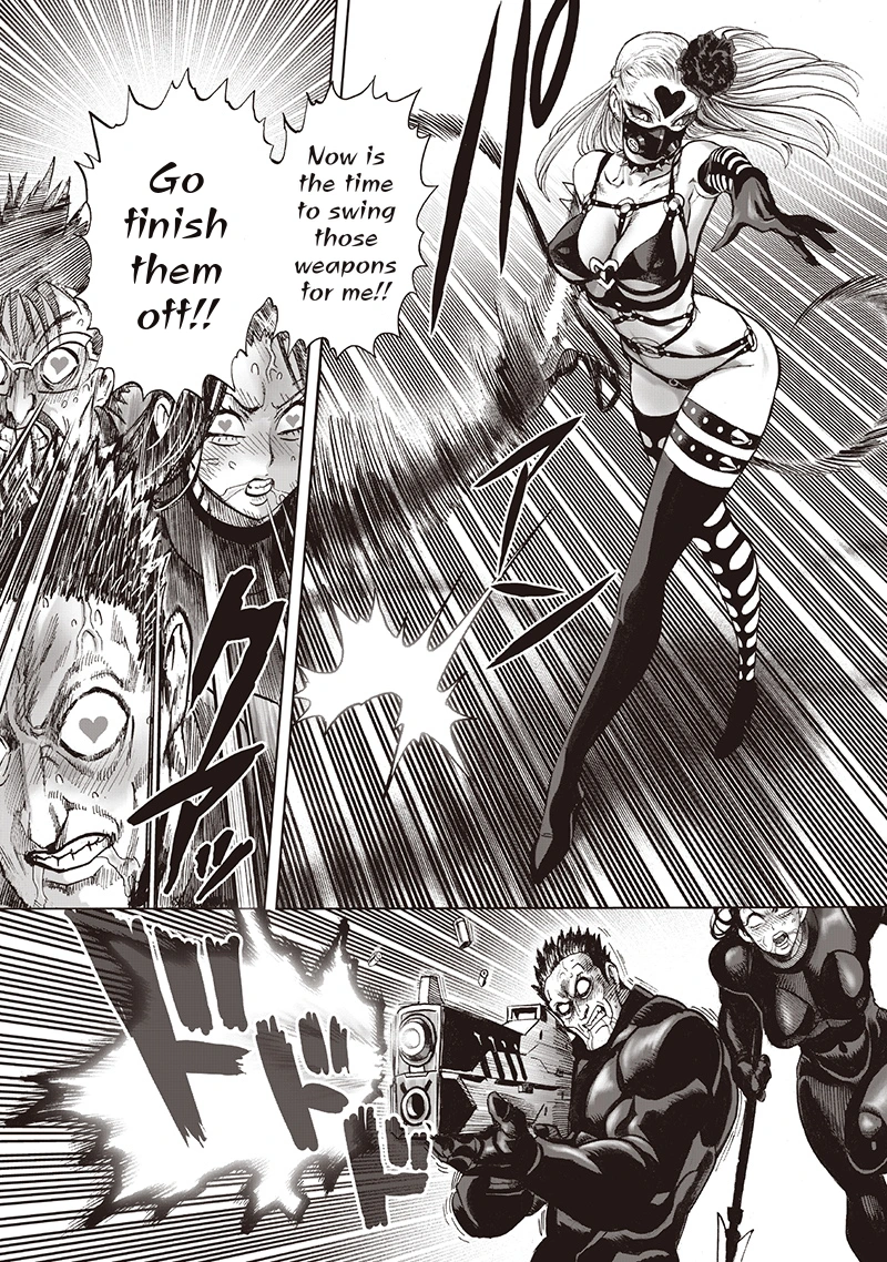 One Punch Man Manga Chapter 102 page 8 - Sweet Mask scene