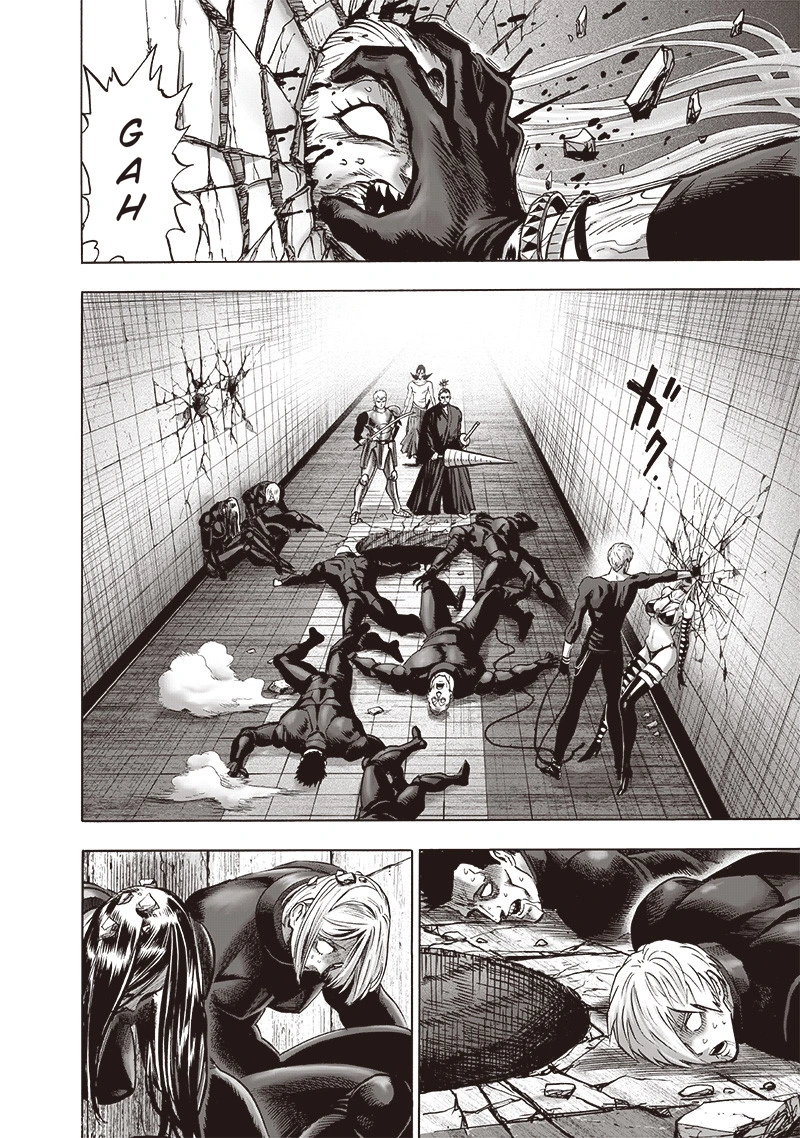 One Punch Man Manga Chapter 103 page 11 - Viewer-Prohibited Battle scene