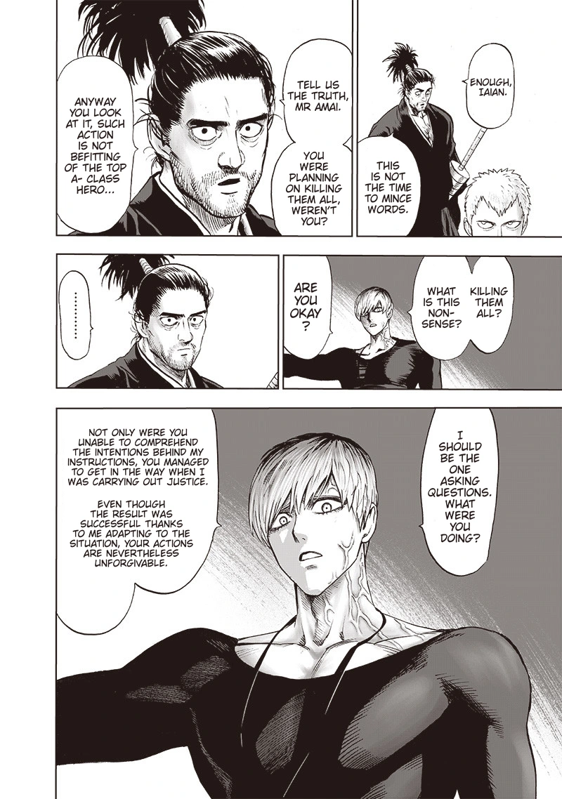 One Punch Man Manga Chapter 103 page 13 - Viewer-Prohibited Battle scene