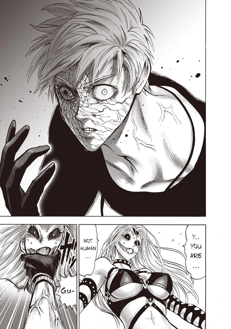 One Punch Man Manga Chapter 103 page 18 - Viewer-Prohibited Battle scene