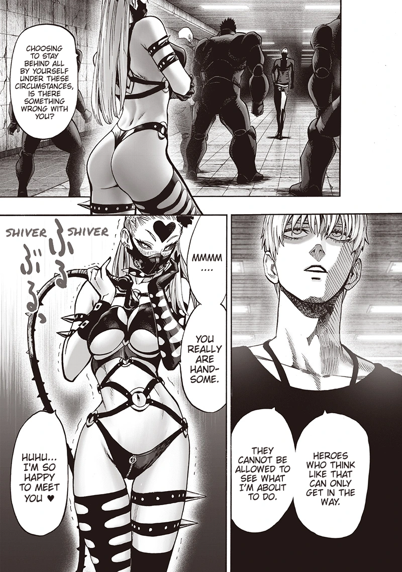 One Punch Man Manga Chapter 103 page 3 - Viewer-Prohibited Battle scene