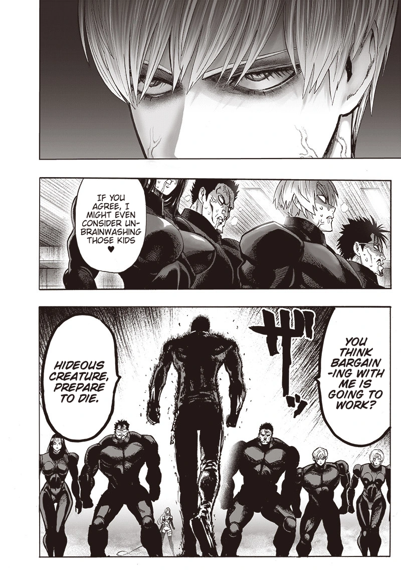 One Punch Man Manga Chapter 103 page 5 - Viewer-Prohibited Battle scene