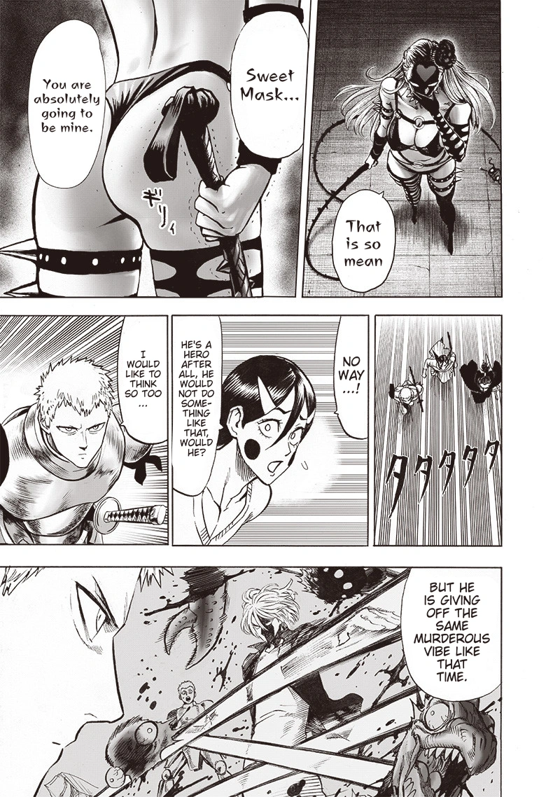 One Punch Man Manga Chapter 103 page 6 - Viewer-Prohibited Battle scene