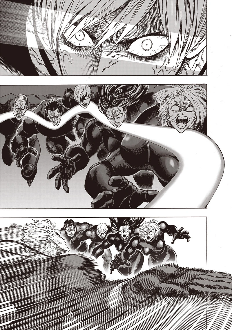 One Punch Man Manga Chapter 103 page 8 - Viewer-Prohibited Battle scene