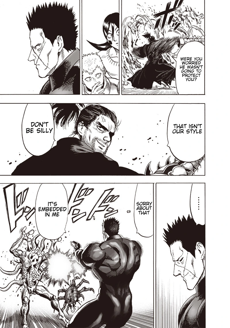One Punch Man Manga Chapter 104 page 11 - Back scene