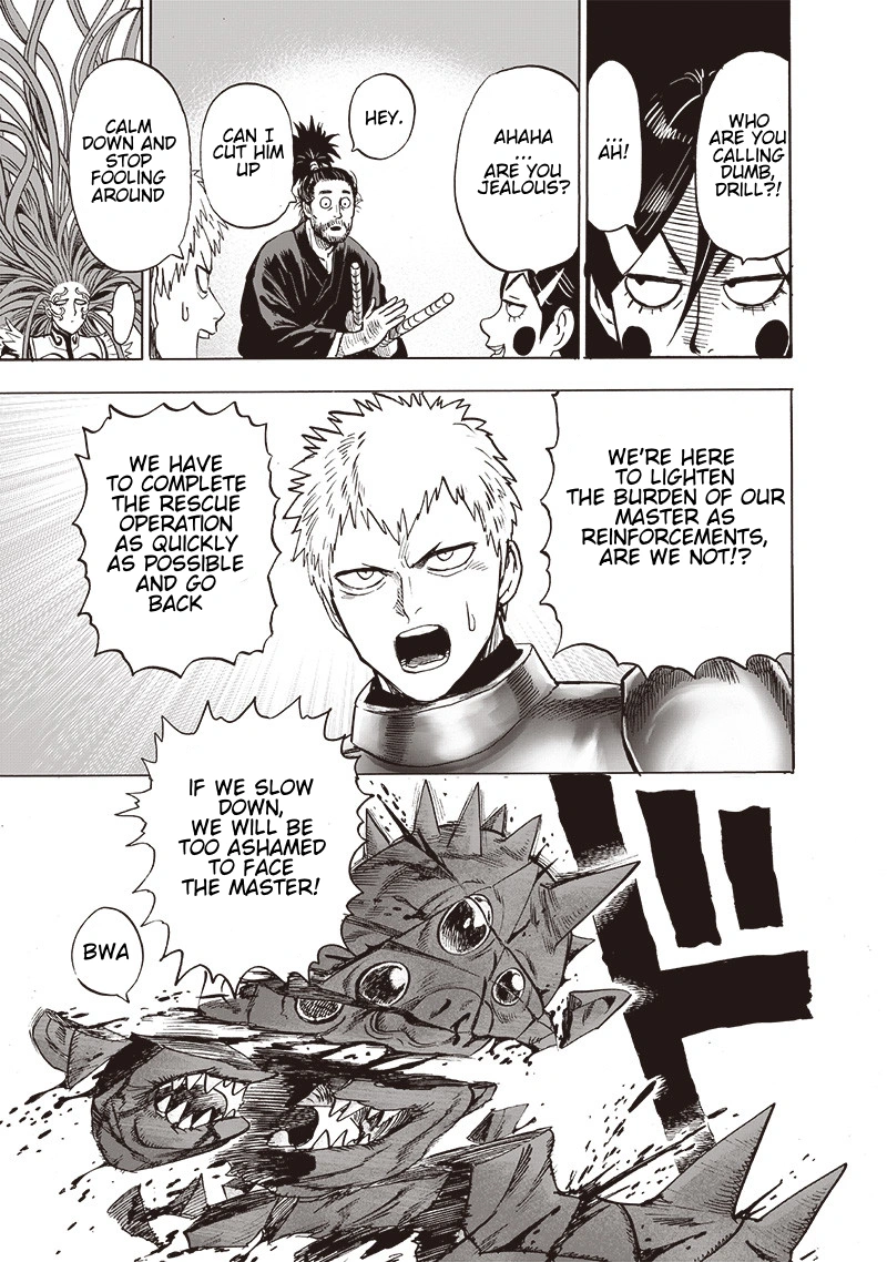 One Punch Man Manga Chapter 104 page 19 - Back scene