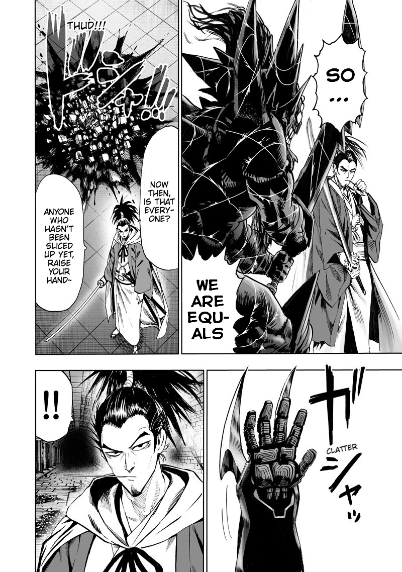 One Punch Man Manga Chapter 105 page 10 - Authenticity scene