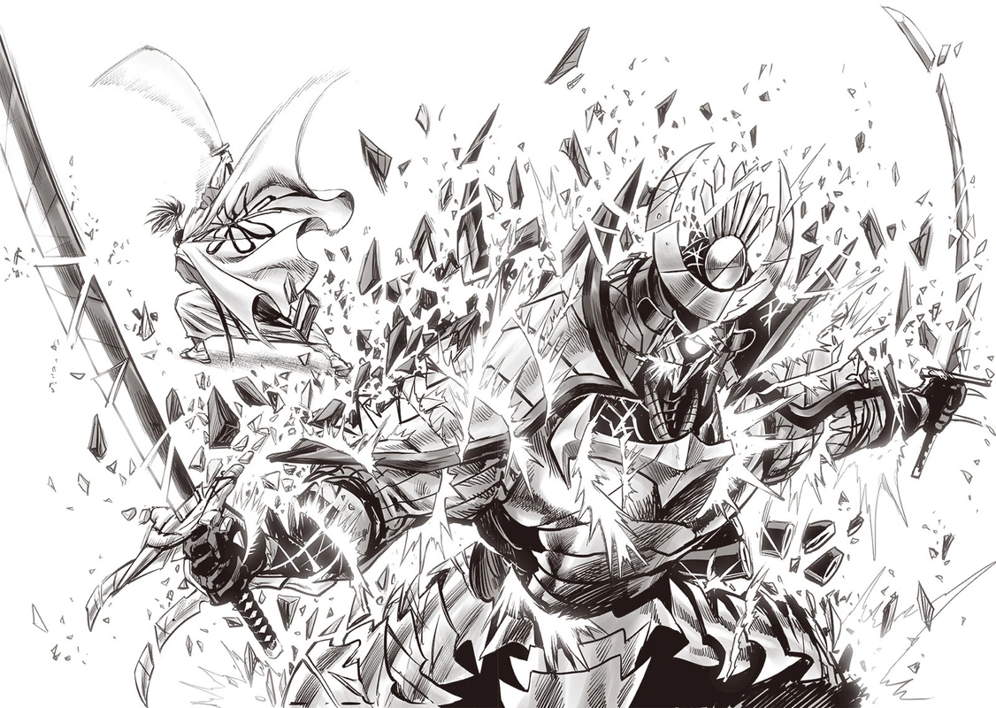 One Punch Man Manga Chapter 105 page 15 - Authenticity scene