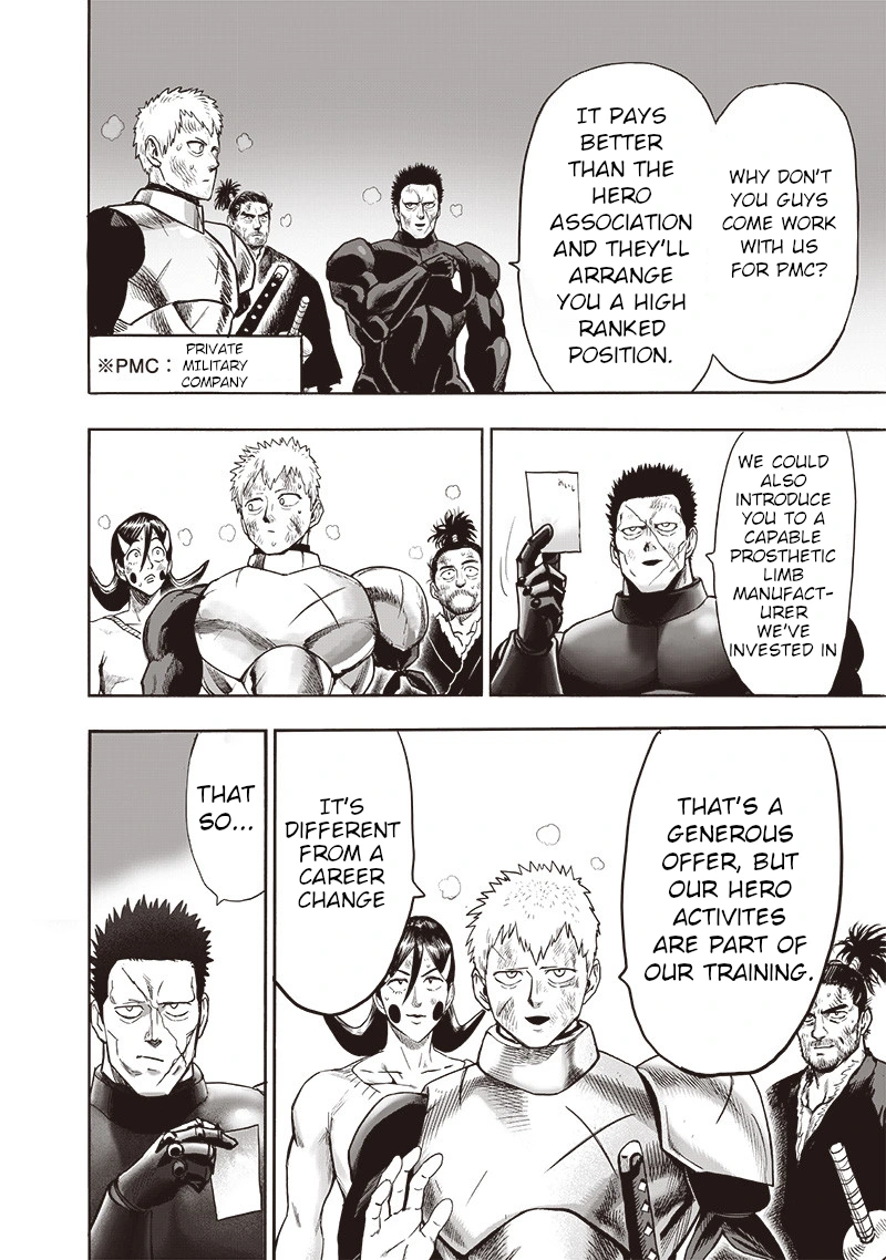 One Punch Man Manga Chapter 105 page 20 - Authenticity scene