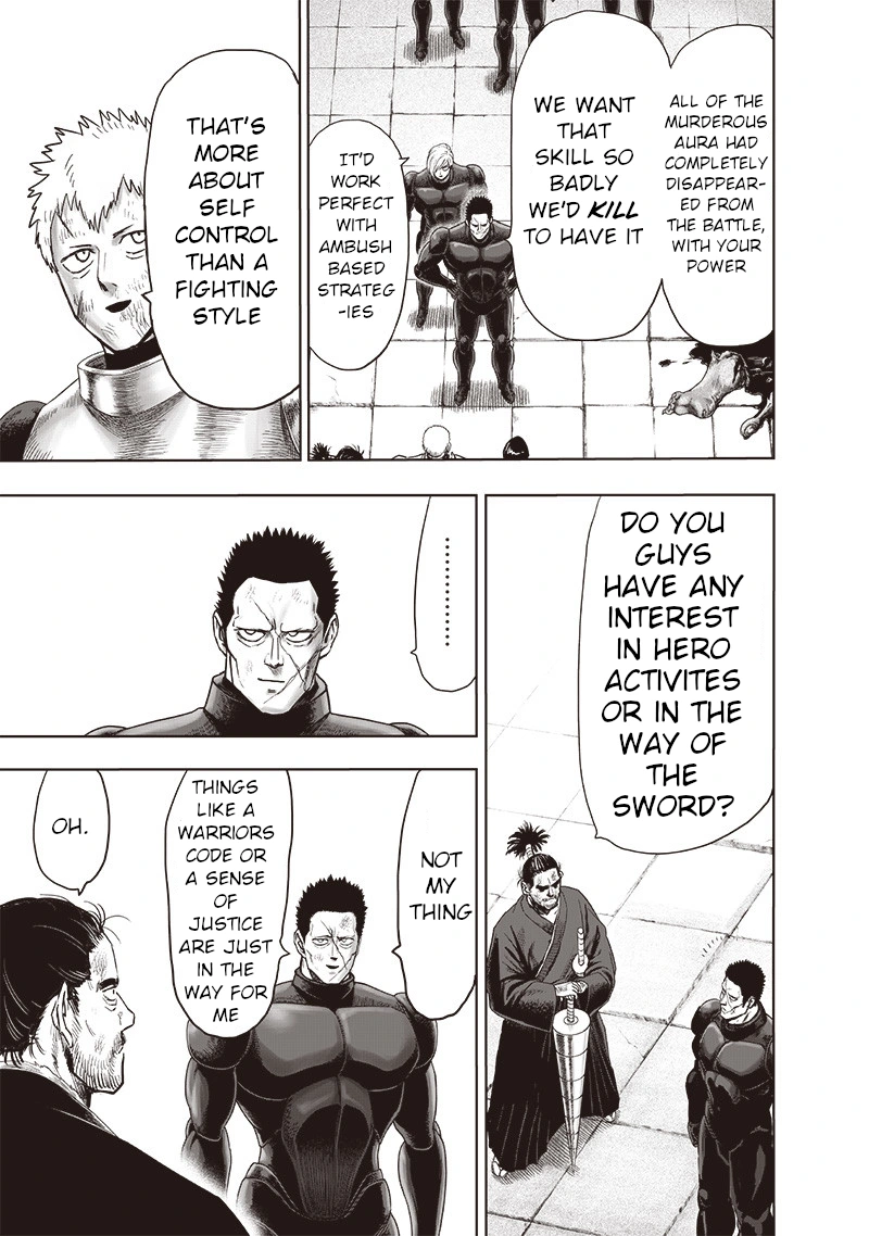 One Punch Man Manga Chapter 105 page 21 - Authenticity scene