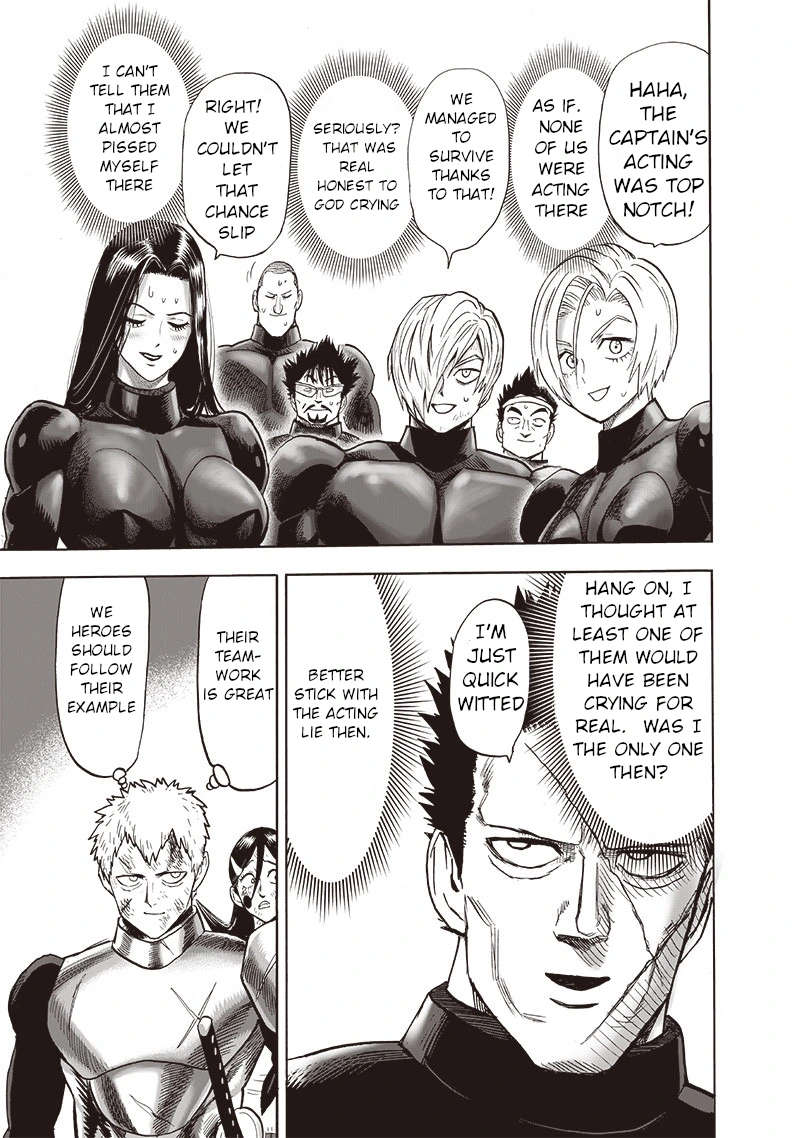 One Punch Man Manga Chapter 105 page 23 - Authenticity scene