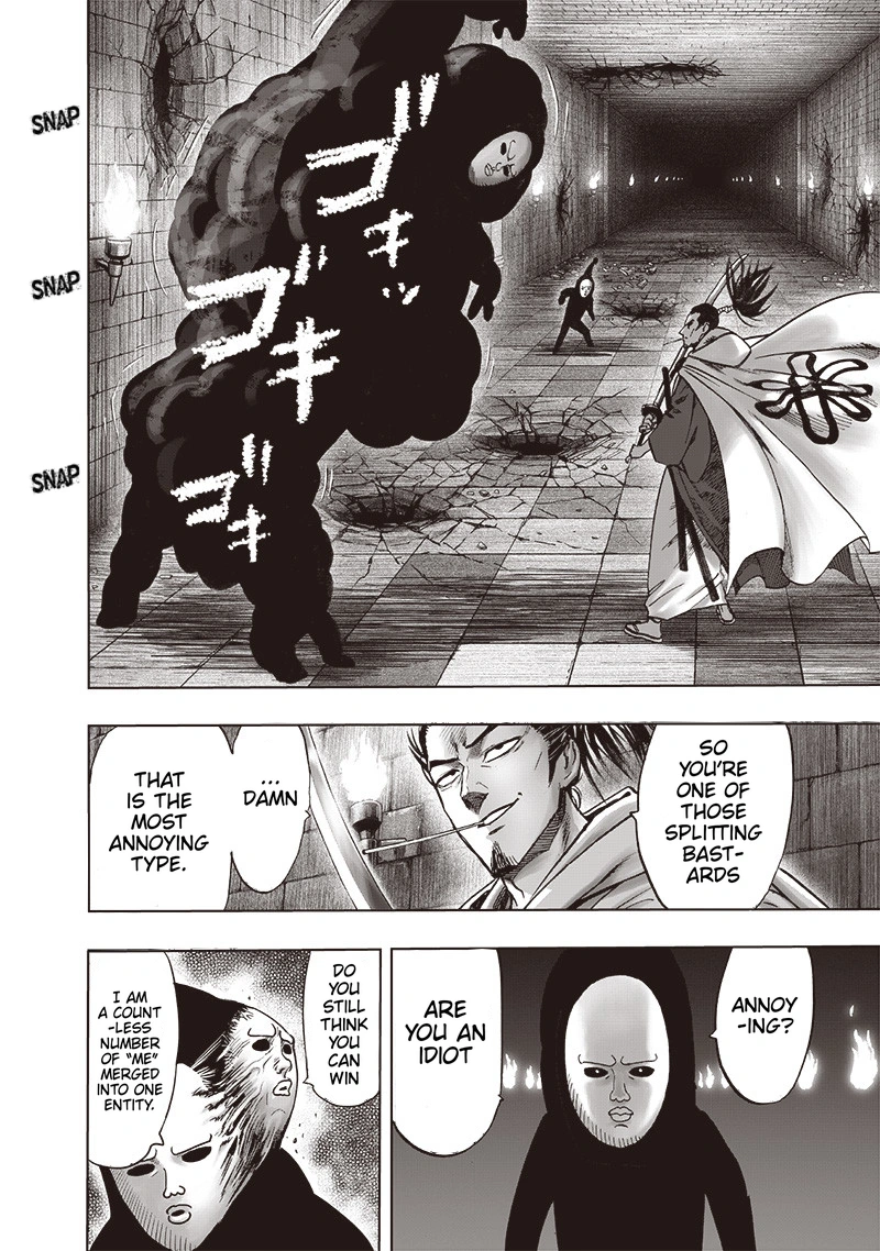One Punch Man Manga Chapter 106 page 29 - Terrible Multiplying Bastard scene
