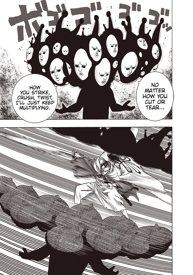 One Punch Man Manga Chapter 106 page 30 - Terrible Multiplying Bastard scene