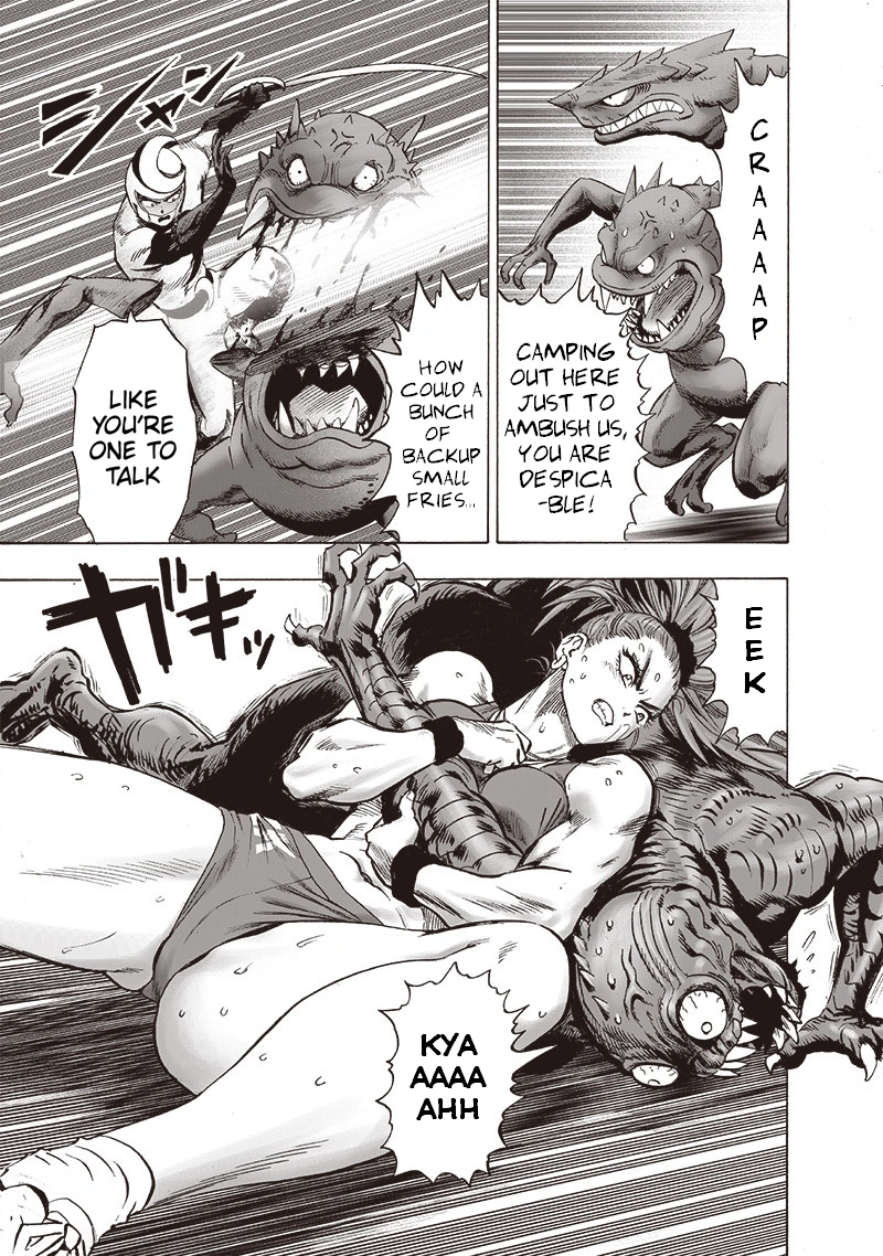 One Punch Man Manga Chapter 106 page 4 - Terrible Multiplying Bastard scene