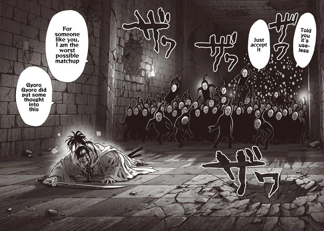 One Punch Man Manga Chapter 106 page 42 - Terrible Multiplying Bastard scene