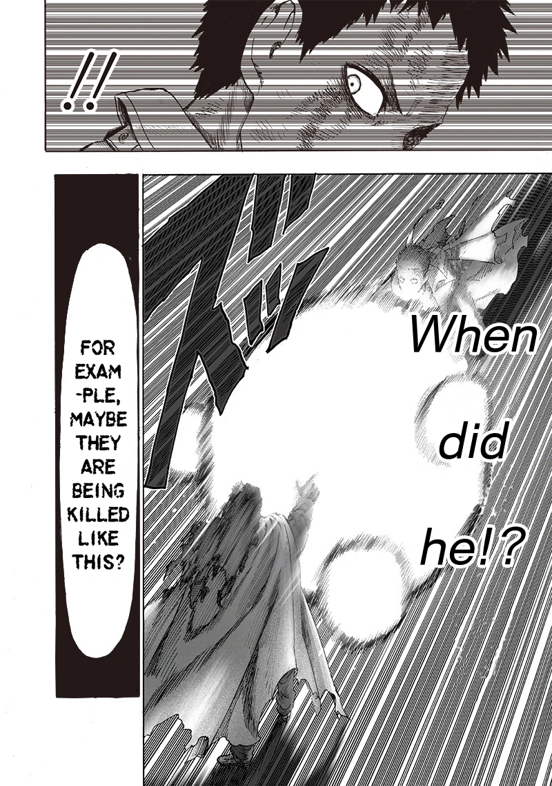 One Punch Man Manga Chapter 106 page 46 - Terrible Multiplying Bastard scene