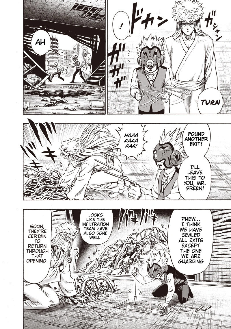 One Punch Man Manga Chapter 106 page 5 - Terrible Multiplying Bastard scene