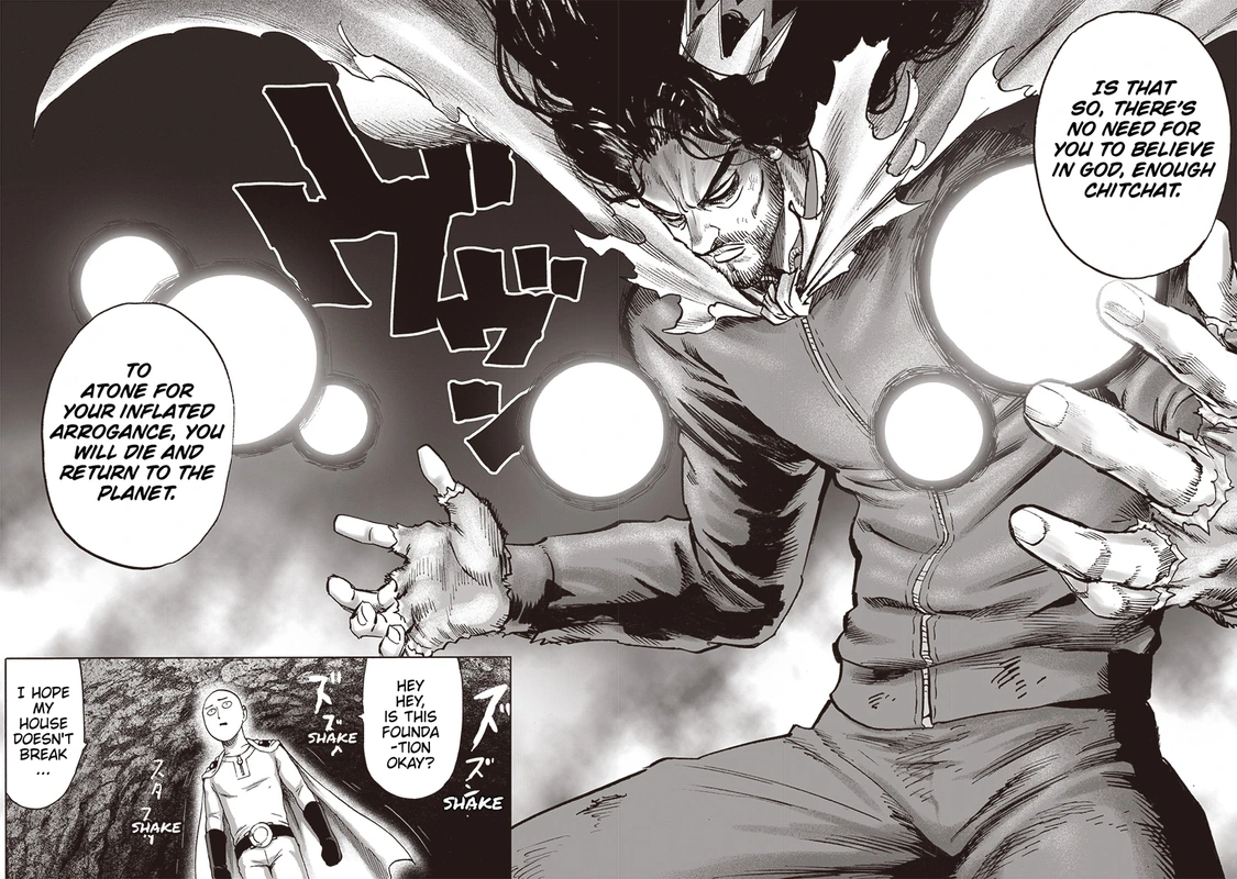 One Punch Man Manga Chapter 106 page 66 - Terrible Multiplying Bastard scene