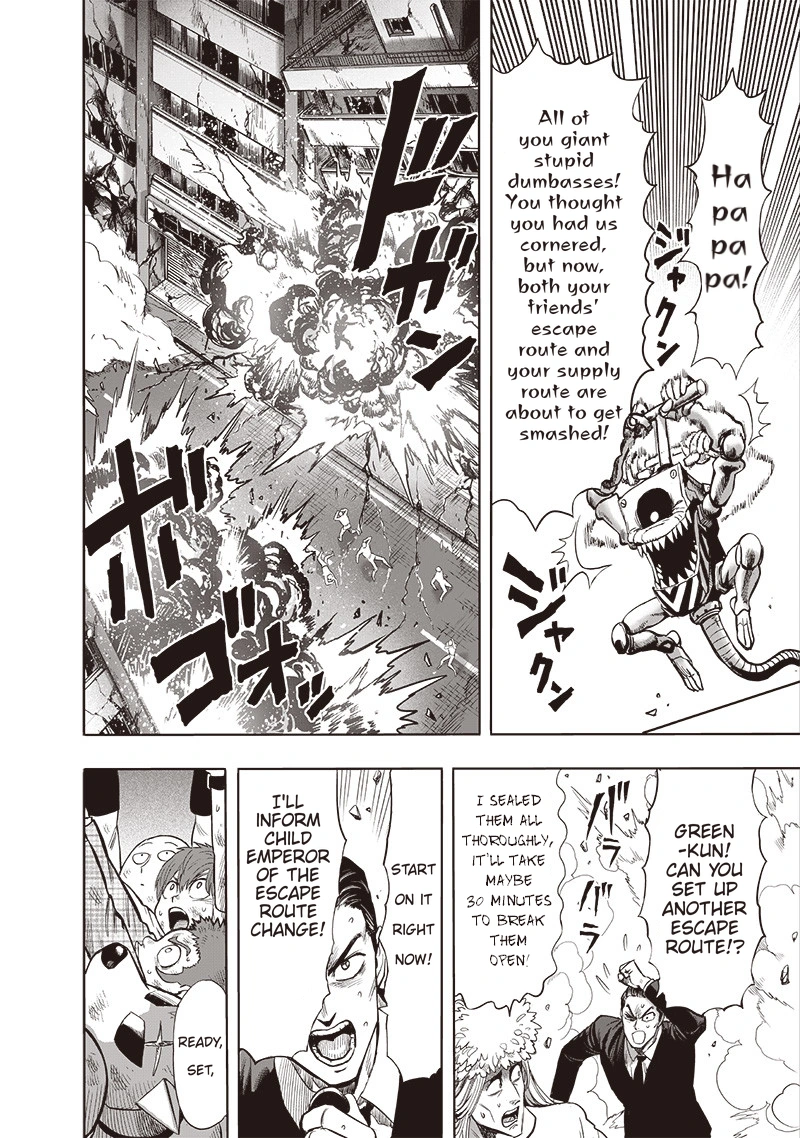One Punch Man Manga Chapter 106 page 9 - Terrible Multiplying Bastard scene