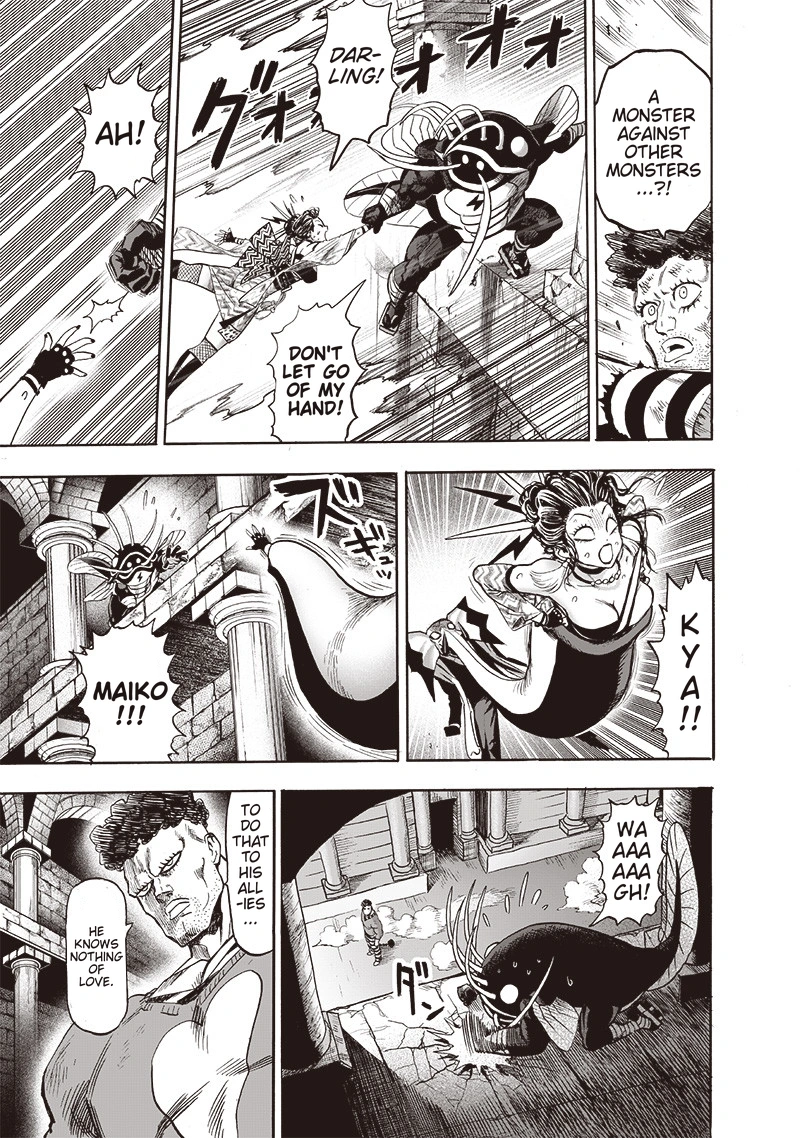 One Punch Man Manga Chapter 107 page 11 - Love Evolution scene