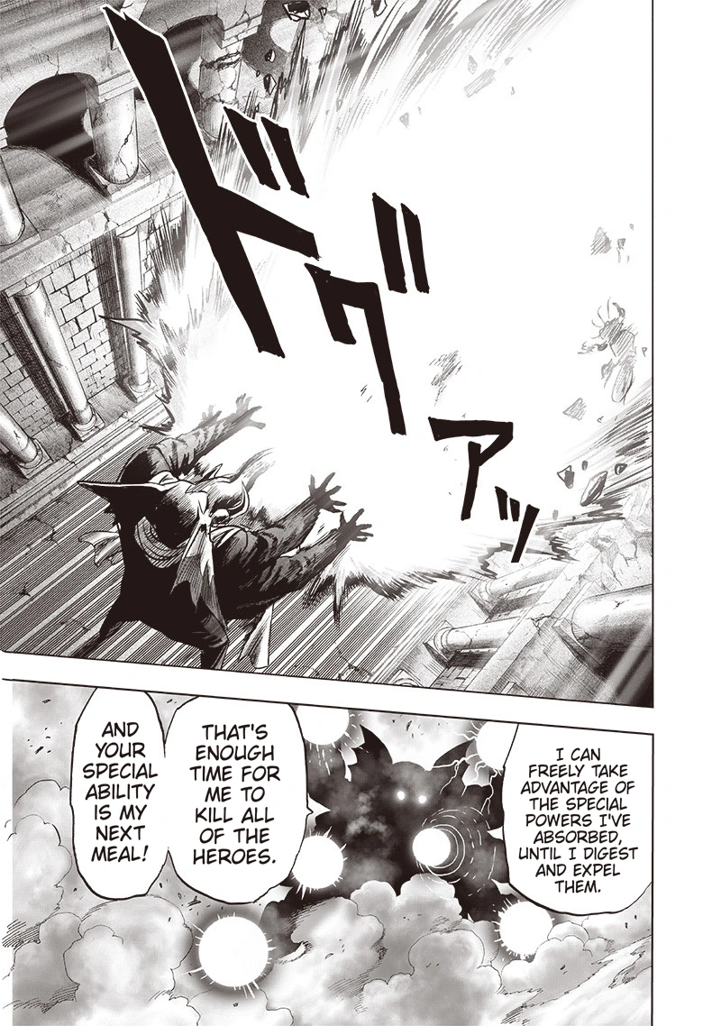 One Punch Man Manga Chapter 107 page 13 - Love Evolution scene