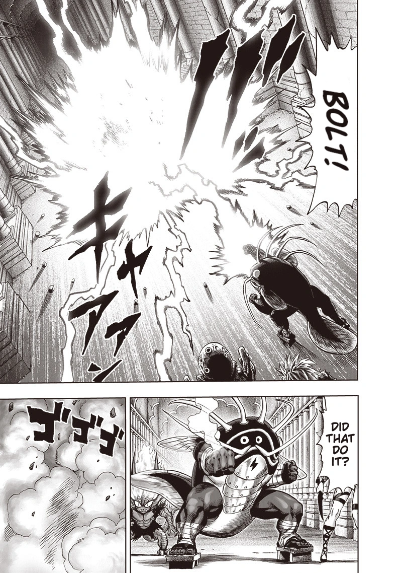 One Punch Man Manga Chapter 107 page 3 - Love Evolution scene