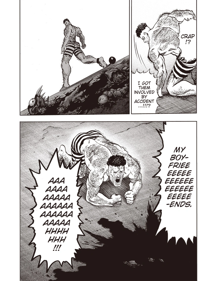 One Punch Man Manga Chapter 107 page 40 - Love Evolution scene