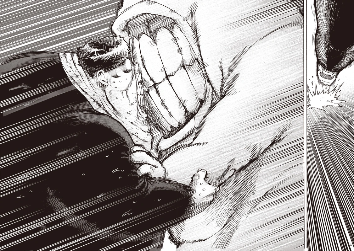 One Punch Man Manga Chapter 108 page 9 - Gluttony scene