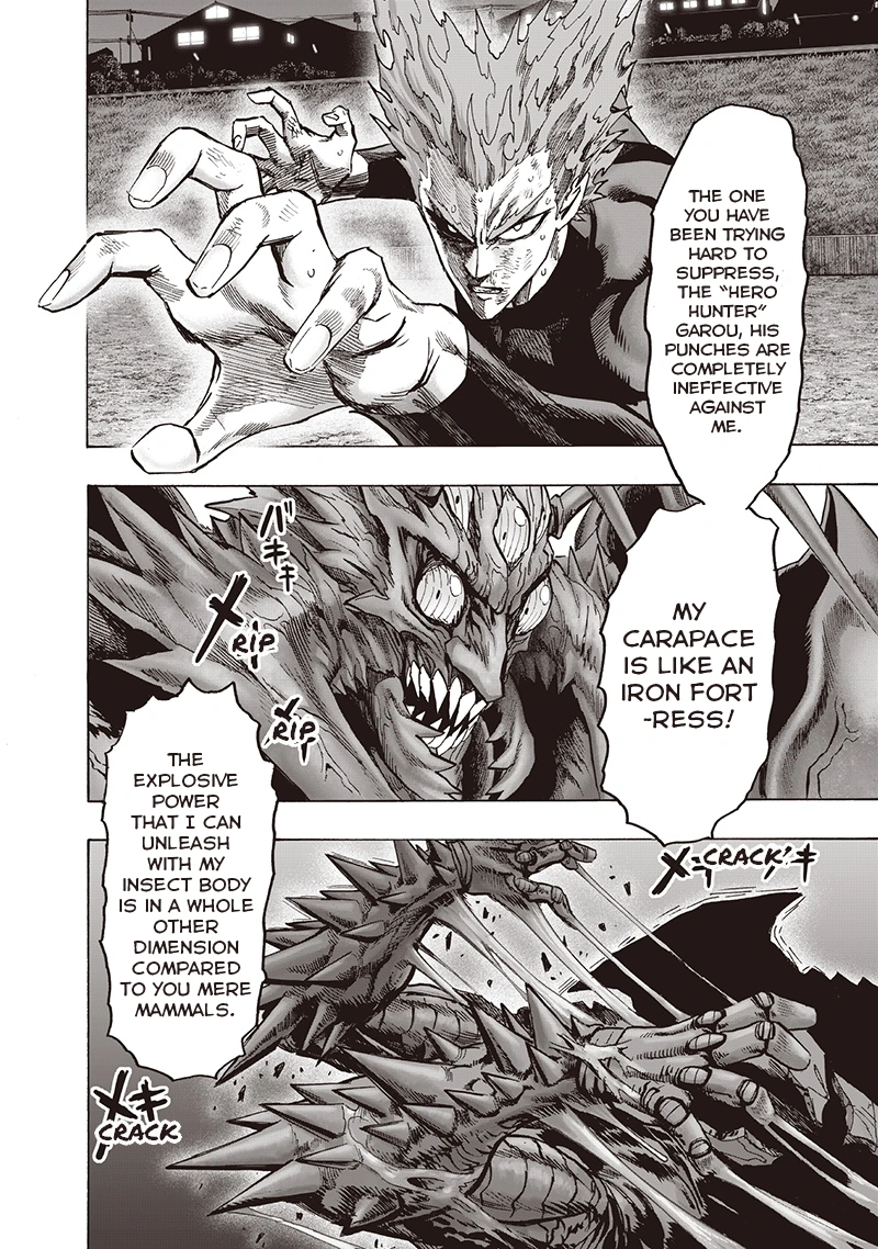 One Punch Man Manga Chapter 109 page 11 - Superalloy Darkshine scene
