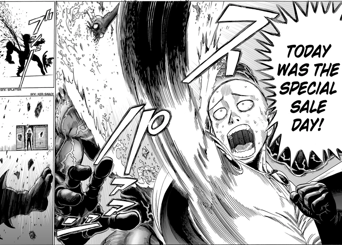 One Punch Man Manga Chapter 11 page 21 - The Key To His Power scene