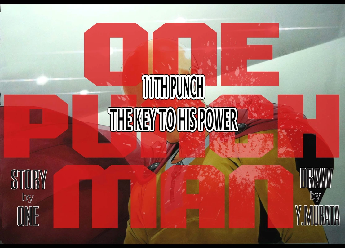 One Punch Man Manga Chapter 11 page 3 - The Key To His Power scene