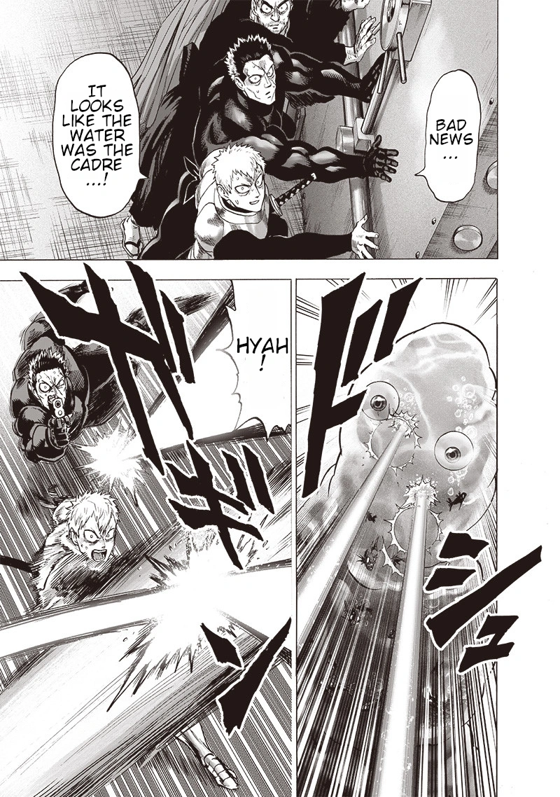 One Punch Man Manga Chapter 110 page 11 - Right Here scene
