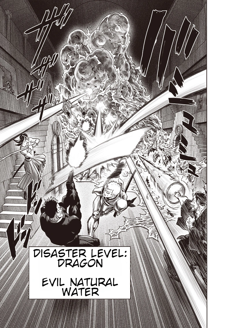 One Punch Man Manga Chapter 110 page 13 - Right Here scene