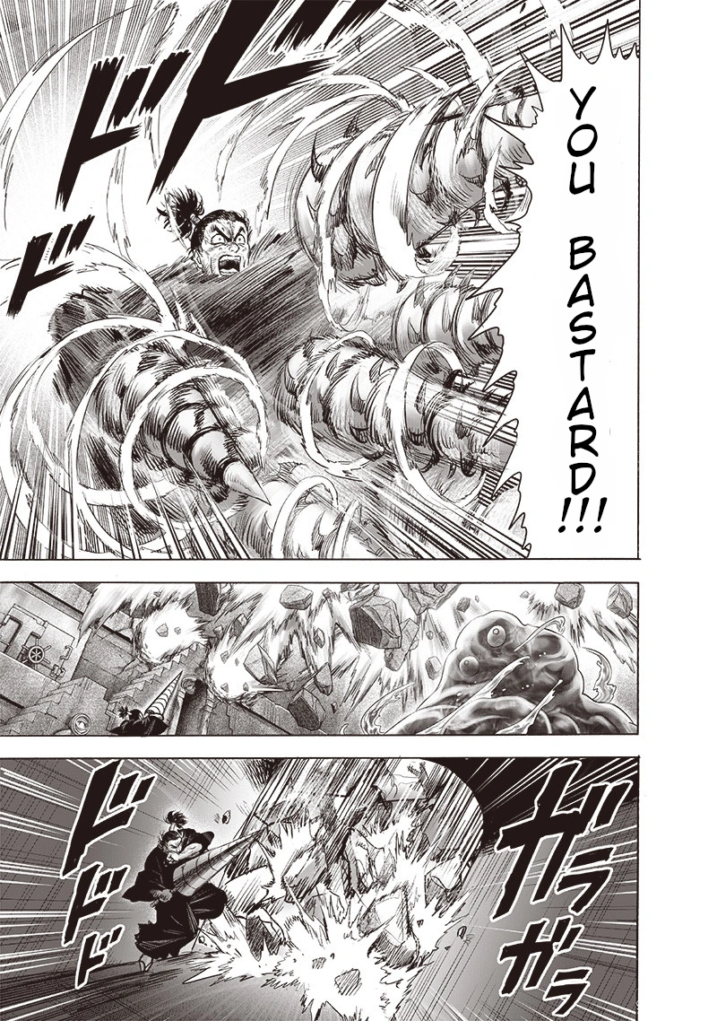 One Punch Man Manga Chapter 110 page 19 - Right Here scene