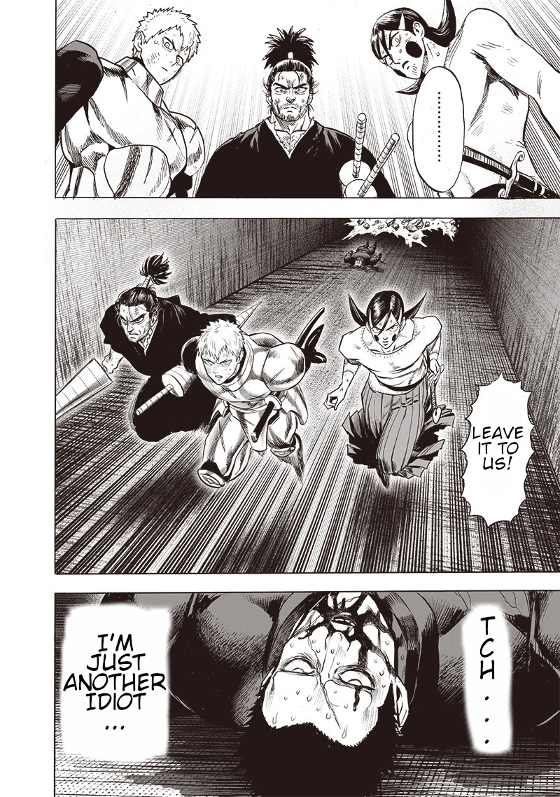 One Punch Man Manga Chapter 110 page 24 - Right Here scene