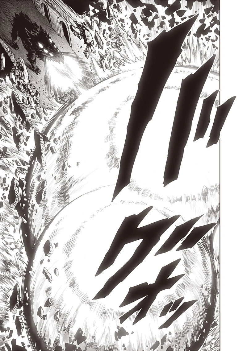 One Punch Man Manga Chapter 110 page 29 - Right Here scene