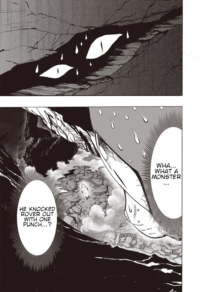 One Punch Man Manga Chapter 110 page 38 - Right Here scene