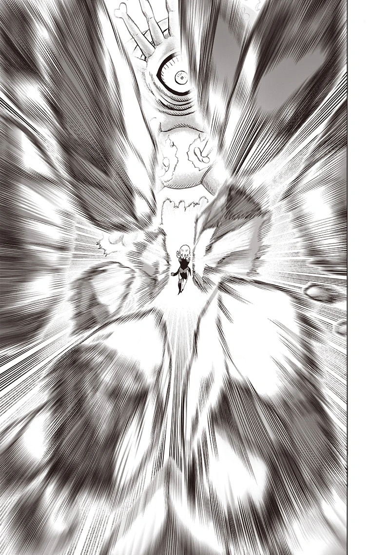 One Punch Man Manga Chapter 110 page 45 - Right Here scene