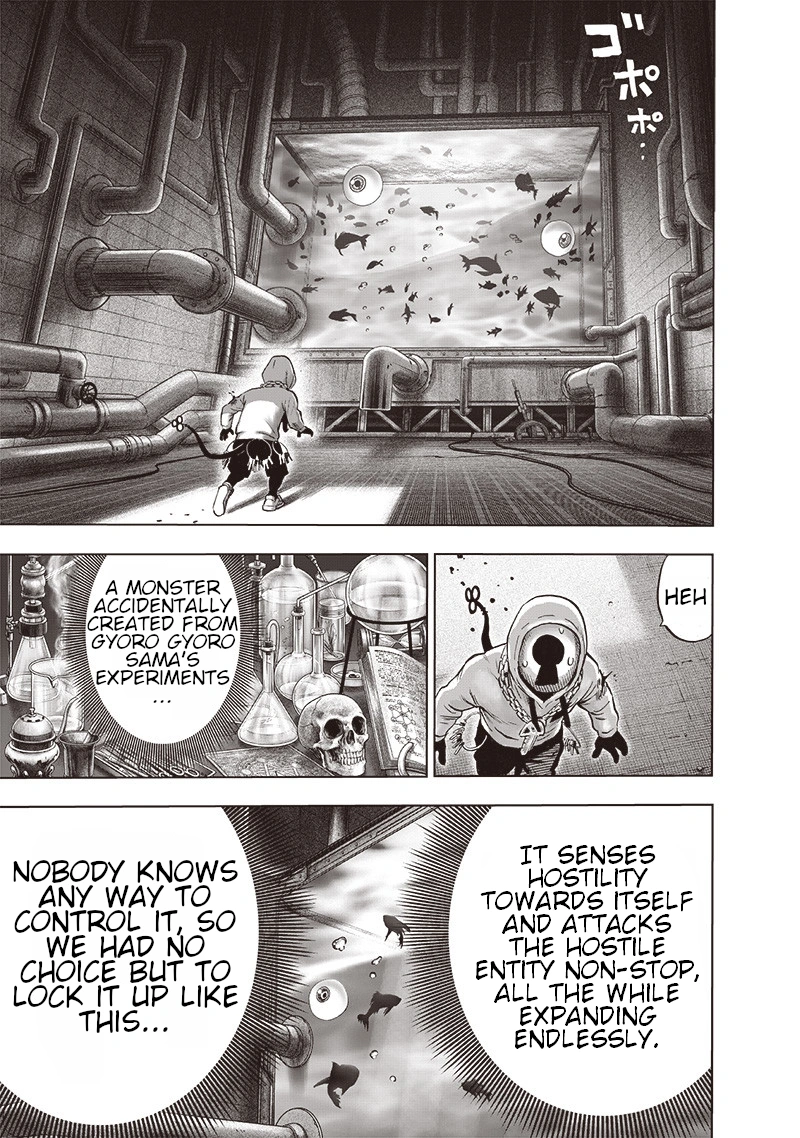 One Punch Man Manga Chapter 110 page 7 - Right Here scene