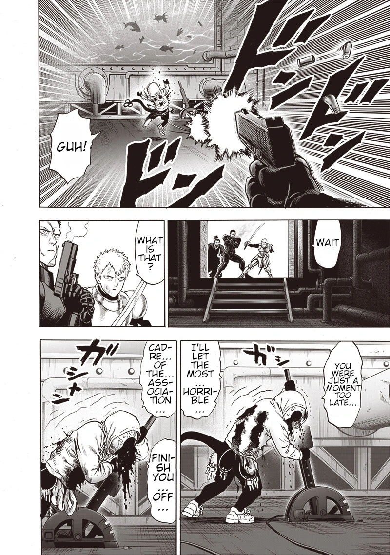 One Punch Man Manga Chapter 110 page 8 - Right Here scene