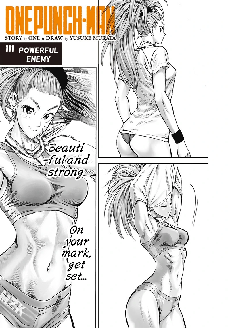 One Punch Man Manga Chapter 111 page 1 - Powerful Enemy scene