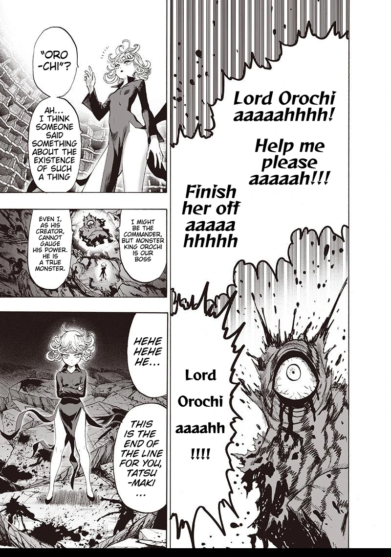 One Punch Man Manga Chapter 111 page 14 - Powerful Enemy scene